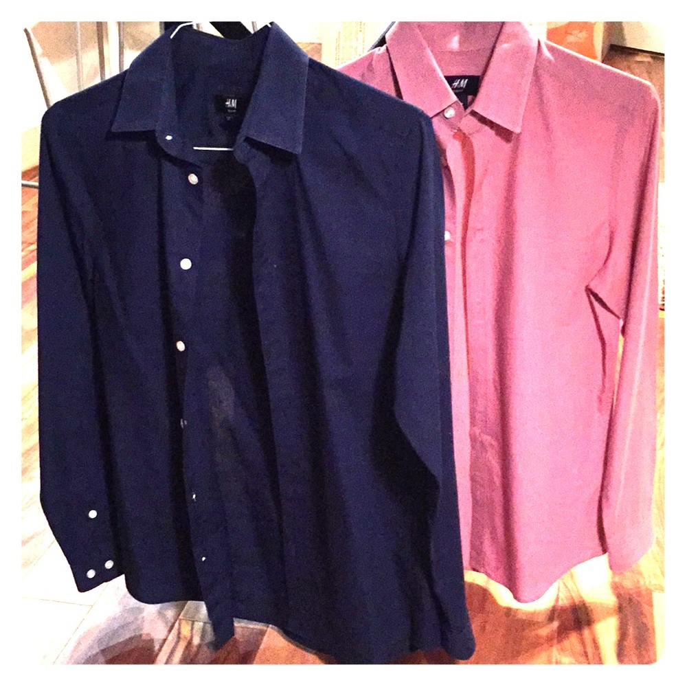 H&M Slim Fit Dress Shirts size S